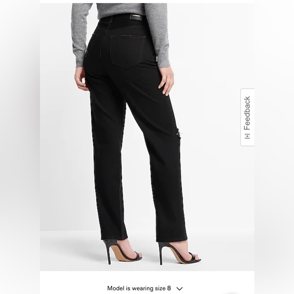 Express Black baggy Jeans - Picture 6 of 11